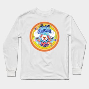 Clown Happy Birthday - Stranger things Long Sleeve T-Shirt